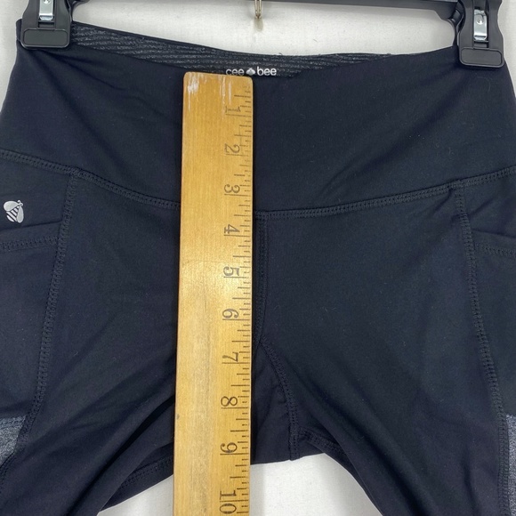 Cee Bee Leggings Side Pockets Black Heather Gray - Picture 8 of 9